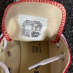 Unisex Red Converse Sneakers